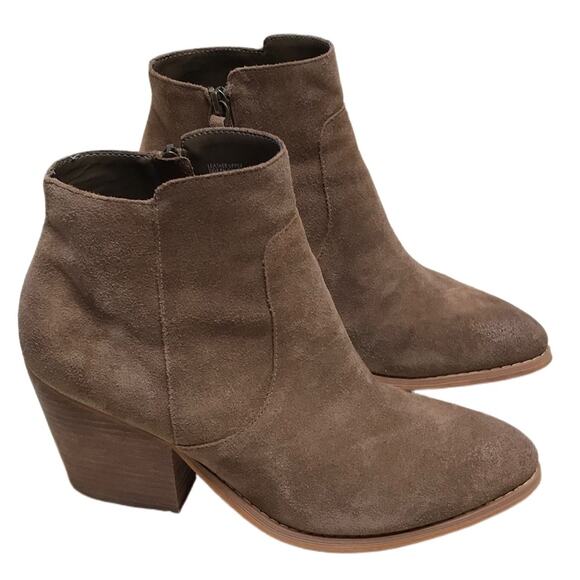 Treasure and Bond Shoes - Treasure and Bond Suede Western Style Booties size 8.5
